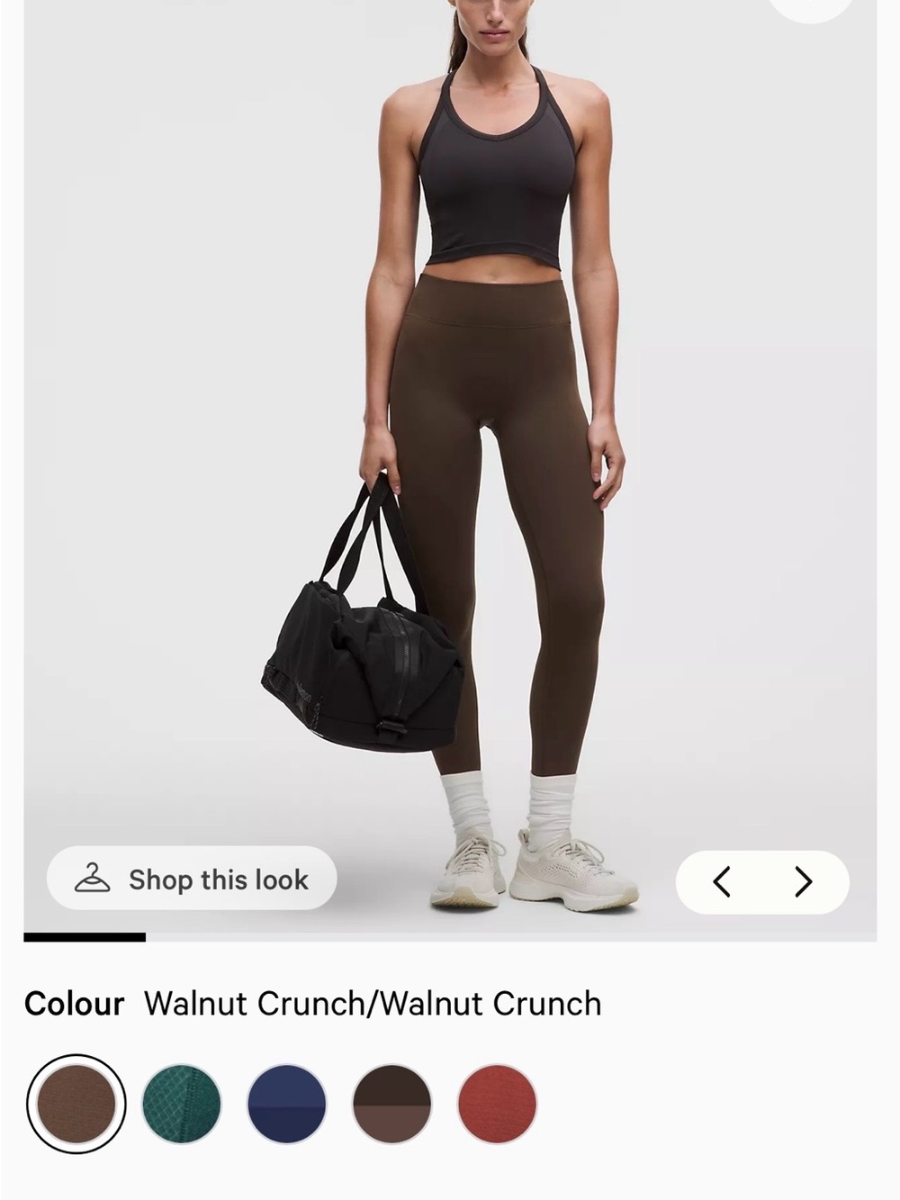 lululemon athletica Walnut Crunch High-Rise Seamless Leggings - Brown